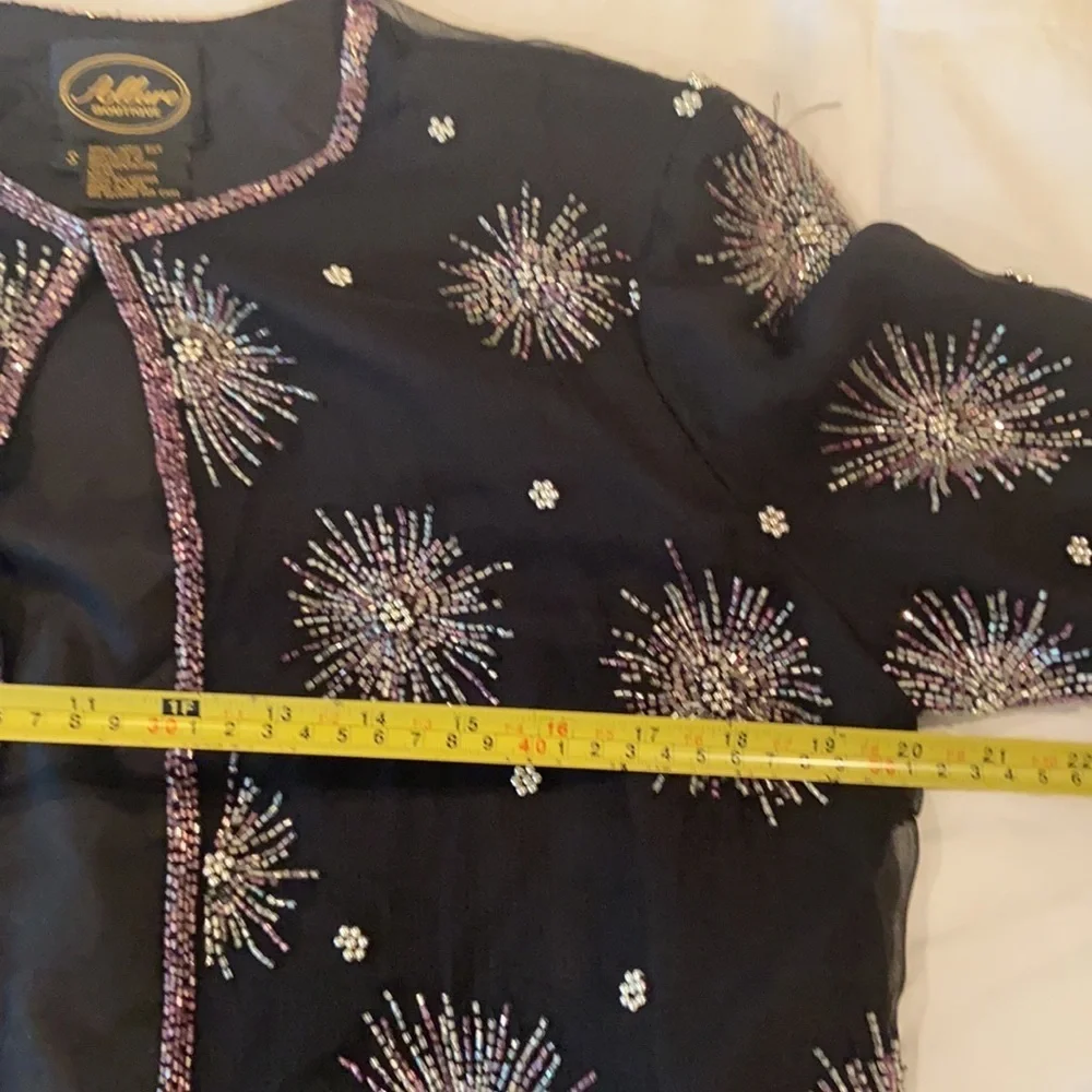 Bling Beaded Jacket Topper Subtle Classic